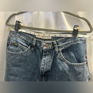 Lee relaxed to raw hem jeans